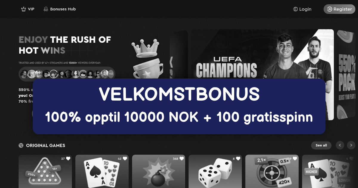Celsius Casino Norge - Online Casino med Raske Uttak